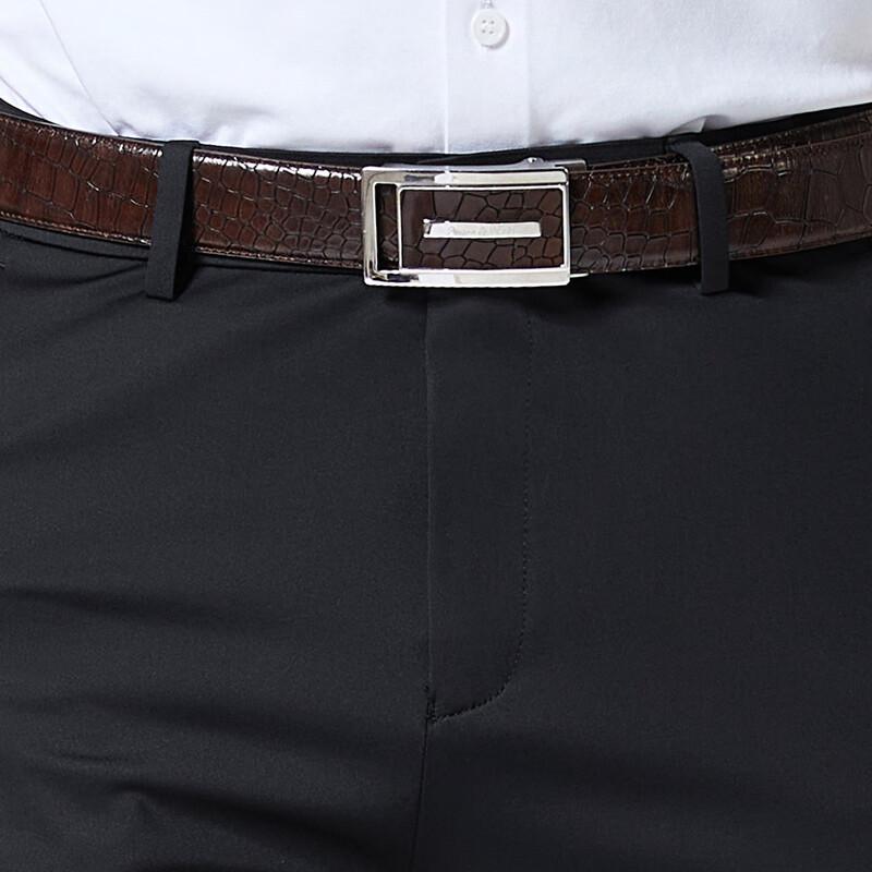 Antonio Men's High-Elastic Business Casual Straight Fit Pants