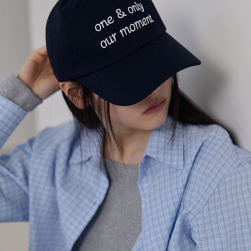 

38comeoncommon Our moment Ball Cap (Deep Navy) FREE