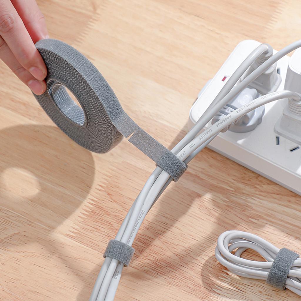 Hook and Loop Heavy Duty Securing Straps Tearable Reusable Fastening Cable Ties for Cable Tidy Wire
