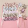 Glitter Design Party Headwear Fairy Stick Style Star Fairy Stick  Birthday Celebration