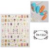 New Year Nail Art Stickers Bronzing Year of the Dragon Chinese Style Mahjong Cartoon Nail Stickers Decoration