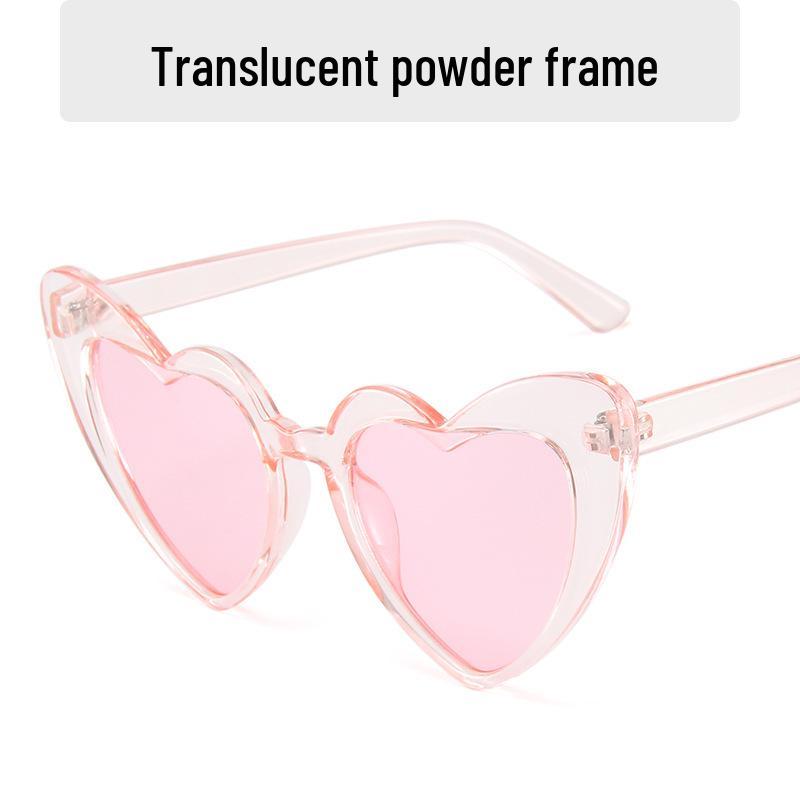 2022 Heart-shaped European & American Style Women's Fashion Slimming Sunglasses