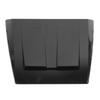 Car Air Flow Decorative Intake Hood Scoop Vent Bonnet Cover Gloss Black Universal Hood Vent External Accessories