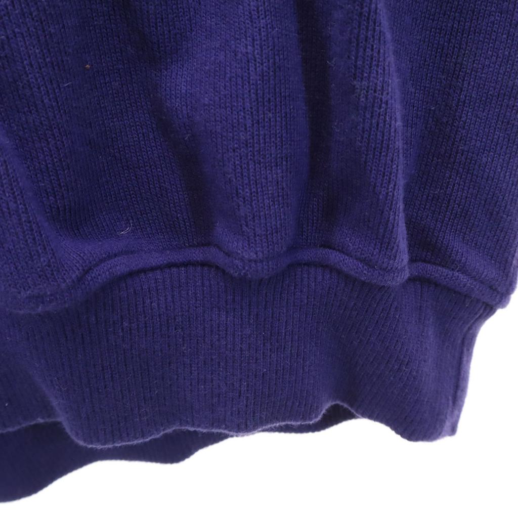 Santa Fe 90s Made In Japan Old Long Sleeve Trainer 4 Purple Navy Sweat Men's Used