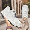 Fashion Handmade Casual Footwear Men Genuine Leather Sneakers Outdoor Platform Vulcanize Shoes Fashion High Quality Skateboard Shoes