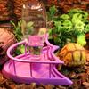 Reptile Drinking Fountain Easy To Clean Detachable Smooth Edges Wear-resistant Space Saving Feed Water Convenient Reptile Water Drinker Dispenser
