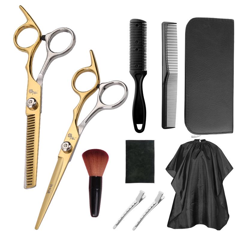 Stainless Steel Hairdressing Scissors & Thinning Shears Set for Cutting and Styling