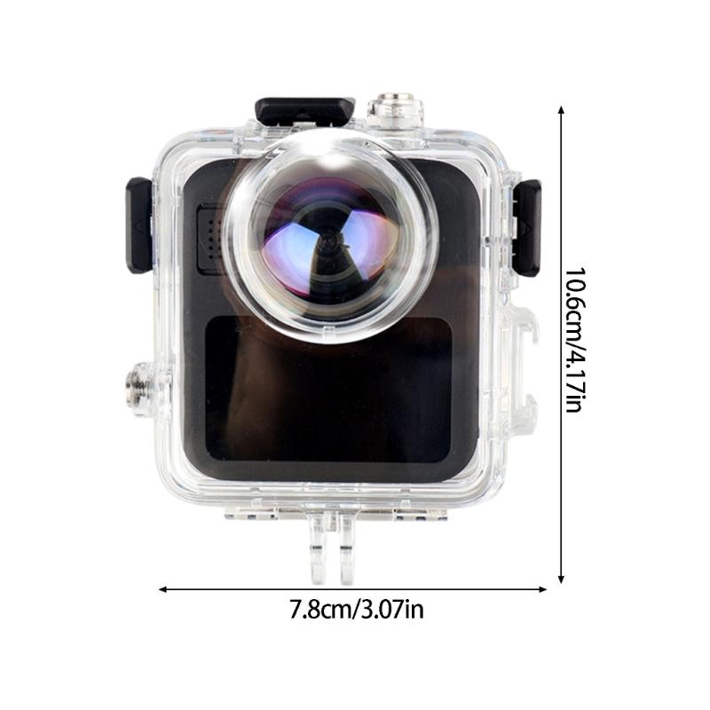 Visible Housing For Max2 Action Camera Diving Case Pressure Proof Structure Shell Universal 2Prong Interfaces Mount