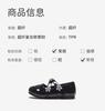 David Bella Girls' Leather Shoes Spring New Baby Single Shoes Sweet Soft Bottom Children's Black Princess Shoes
