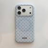 iPhone 17 ProMax Polka Dot Matte Magnetic Case, Fits iPhone 15/14/16P, Solid Color, Full Screen, Female Design