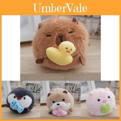 Charming Penguin Plush Doll Keyring Soft Fabric Bag Accessory Cuddly Gift For Kids