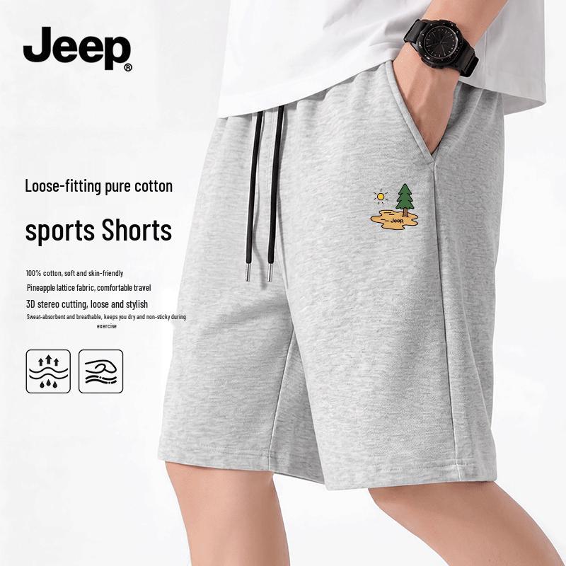 

JEEP Men s Heavyweight Cotton Sport Shorts M
