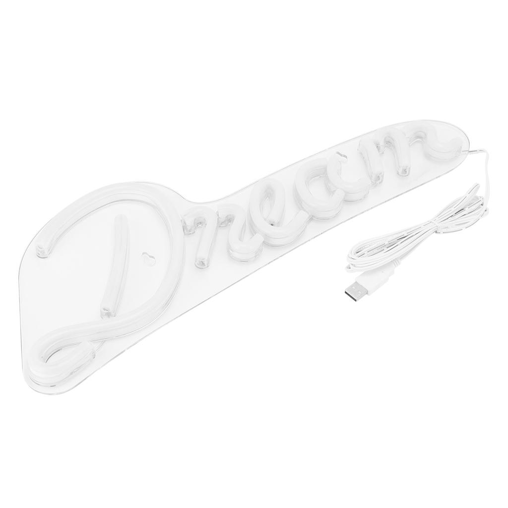 LED Neonlampe Einzigartiges USB-betriebenes Wand-Neonschild Party Feiertag Schlafzimmerdekoration Blau