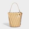 Niche high-end splicing vegetable basket bag women's 2026 new fashion commuter temperament single shoulder crossbody bucket bag