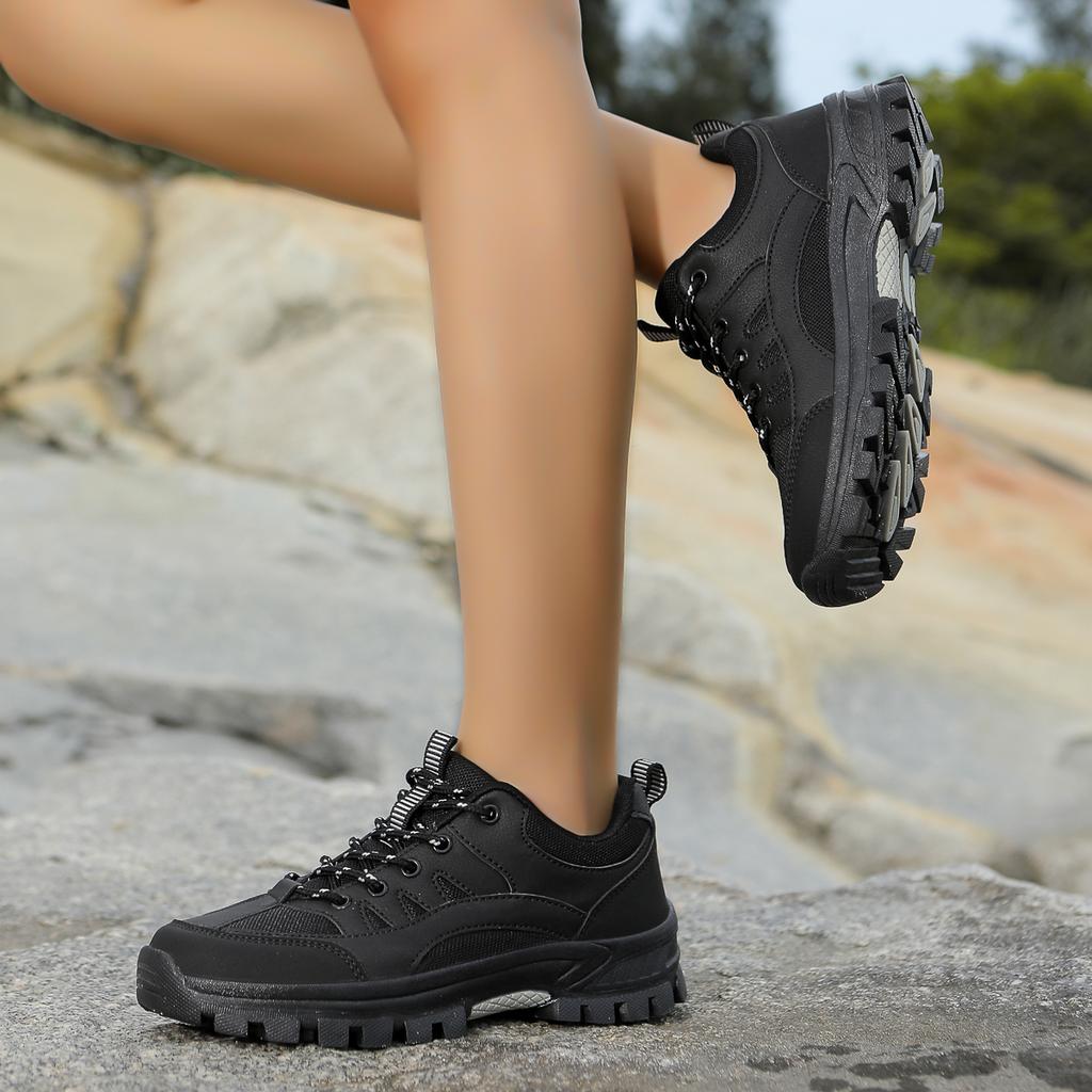 Professionelle neue Outdoor-Bergsteigen und Klettern Bequeme einfarbige gestreifte Herren-Sportchuhe in Übergröße