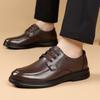 Herren Business Casual Lederschuhe 2025 Herbst Winter Neu Atmungsaktive Schnürschuhe Mann Weiche Sohle Einfarbig Designer Loafer Herren