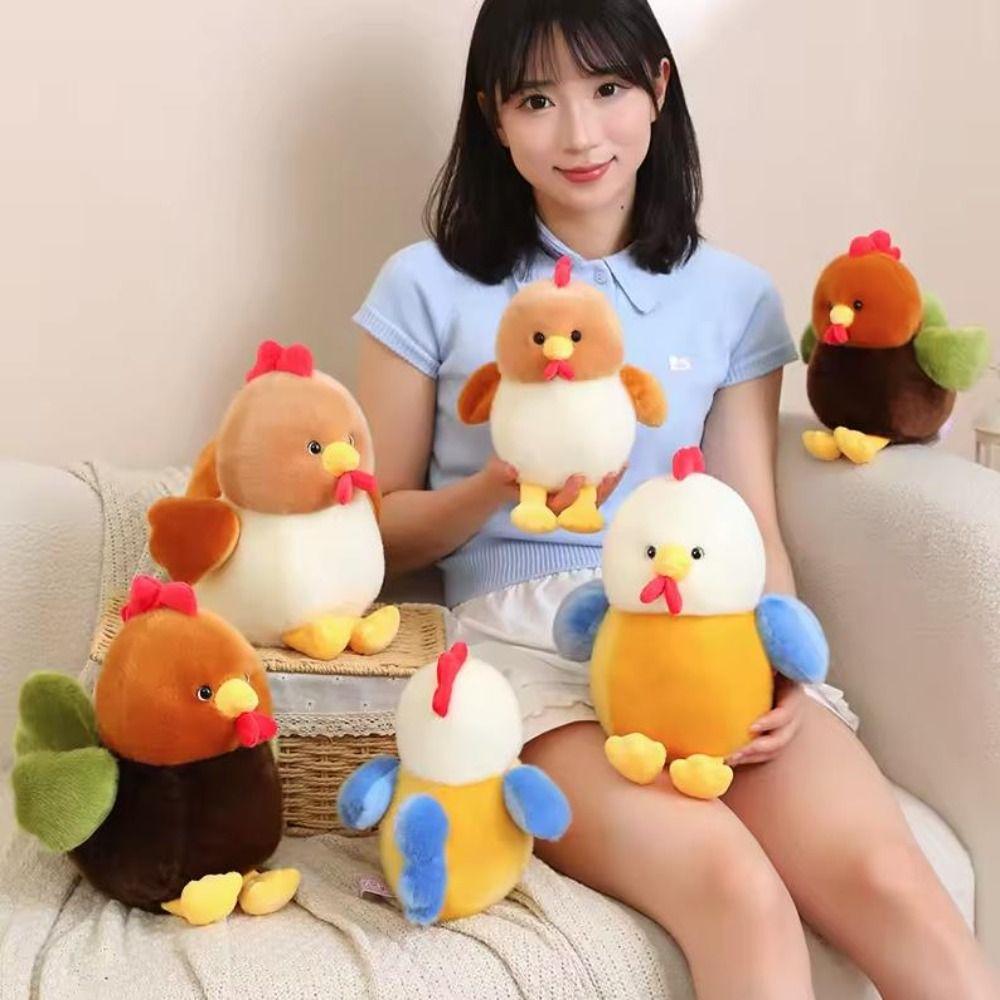 Realistic Looking Chicken Plush Doll Cute Rooster Hen Plush Toy Chicken Plush Toy  Doll Toy