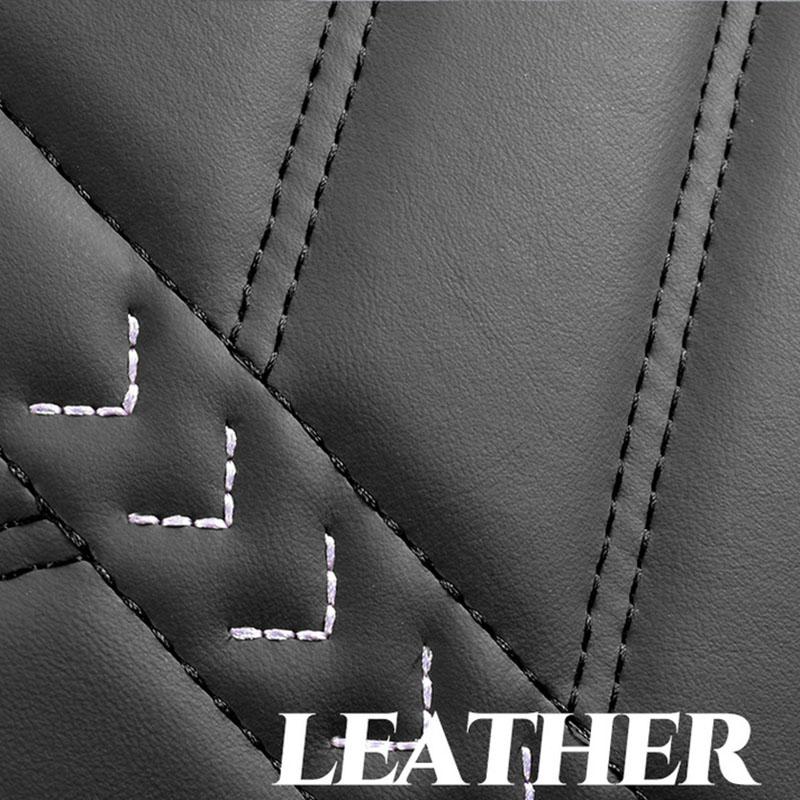 New Front Passenger Seat Covers Fully Enclosed Single-seat Leather Car Seat Cushions All-season Compatible Seat Covers(Only 1PC Seat Cover)