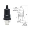 Qpm11-Nc-02 Pneumatic Adjustable Diaphragm Type Pressure Control Switch Stainless Steel Rubber Pressure Switch For Pump