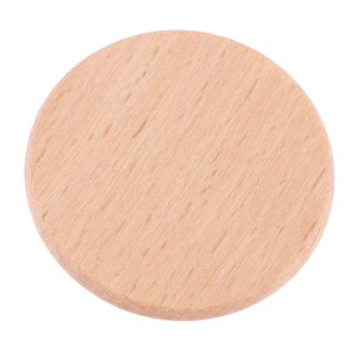 10Pcs 3.8Cm Round Disc Unfinished Wood Circle Wood Pieces Cutouts Wooden Diy Ornaments For Craft Supplies Decoration