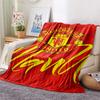 Man Utd Print FlAannel Blanket, High Quality Comfortable for All Seasons, Home Decor, Warmth and Comfort