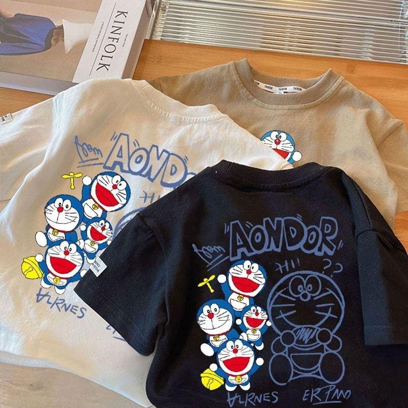 Boys Summer Cotton Cartoon Short Sleeve T Shirt Baby Round Neck Undershirt Kids Stylish Top