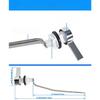 1PCS Teardrop Left Side Toilet Flush Handle Toilet Tank Flush Lever Stainless Steel Replacement Handle For Most Toilet Tool