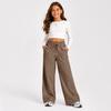 Kids High Waist Wide Leg Yoga Pants Color Athletic Sweatpants for Boys and Girls