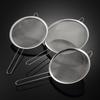 Stainless Steel Multi-Size Skimmer with Mesh Handle, 30 Mesh, for Soy Milk or Chinese Medicine Filtration.