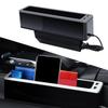 Filler , Dual USB Hole Seat Organizer Front Storage Box Catcher for Phones Chewing Gum