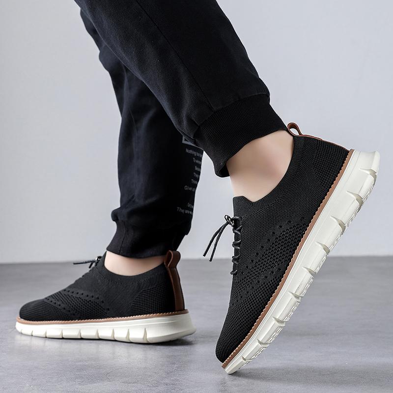 Men's Running Shoes Breathable Man Sports Sneakers Lace Up Comfort Casual Walking Shoes Athletic Training Footwear