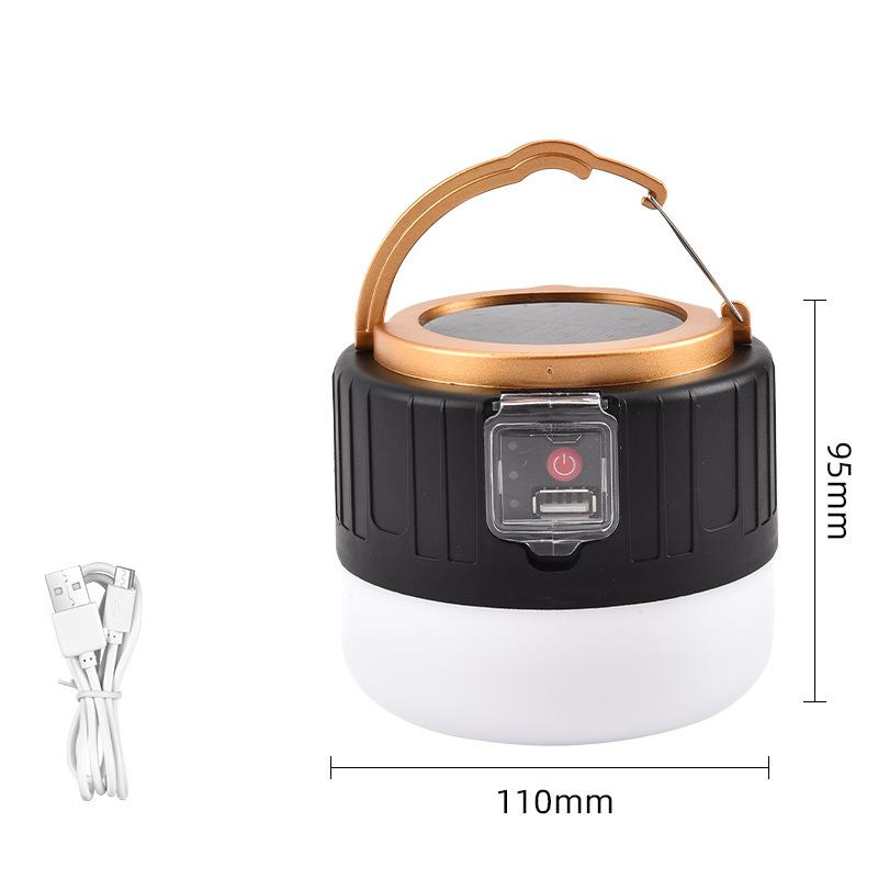 Portable Solar Camping Light Power Bank LED Lanterns With Remote Control Waterproof Outdoor Tent Light Rechargeable Flashlight