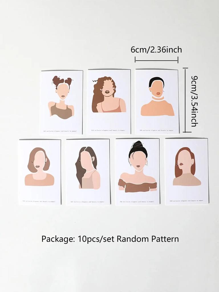 10 Stück - Ohrring- und Halsketten-Displaykarton Ohrring-Verpackungskarte Ohrstecker Schmuck Papierkarte