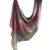 Silk Print Scarf With Ethnic Pattern For Fashionable Women And Cold Weather