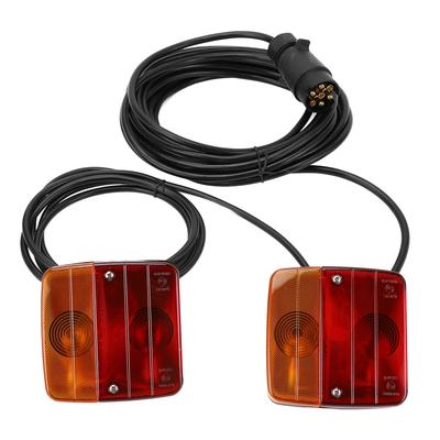 12V Trailer Tail Lights Rear Warning Signal Lamp Truck Marker Lights Kit for Trailers RV Semi Trailers Trucks Pickups