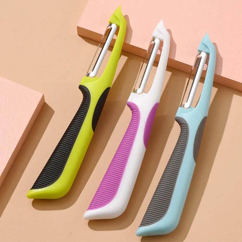 Anti Slip Handle Peeler, Peeler, Magic Tool, Melon, Potato, Fruit, Scraper, Kitchen Vegetable Tools Accessories