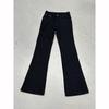 Oblečenie Y2k Džínsy s nízkym pásom Bootcut Dámske Ležérne Čierne Pruhované Džínsové Nohavice Streetwear Zvonové Nohavice