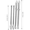 20Pcs Easy Quick Insert Drawstring Threader Metal Clip Sewing Tweezer Tool  For Hoodies