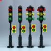 Non-Toxic Moc Bricks Railway Traffic Road Street Red Light Solar Crosswalk Sign Fence City Educational Building Blocks Dolls Kids Gifts