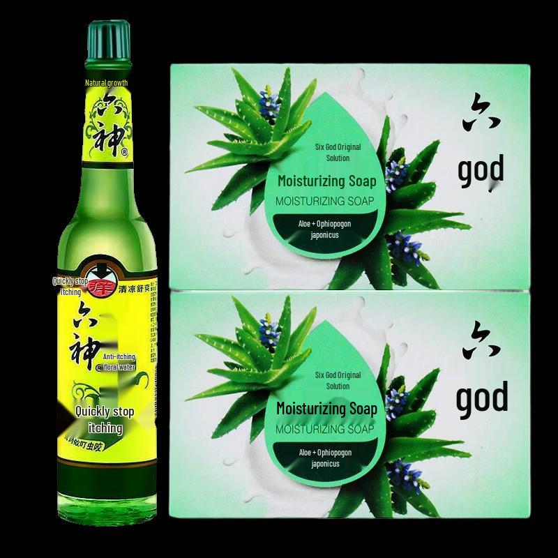 

Liùshén Nourishing Soap & Anti-itch Toilet Water Set