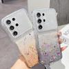 Rhinestone Gradient Color Phone Case for Samsung Galaxy S26 S25 Ultra S24 Wave Edge Back Cover