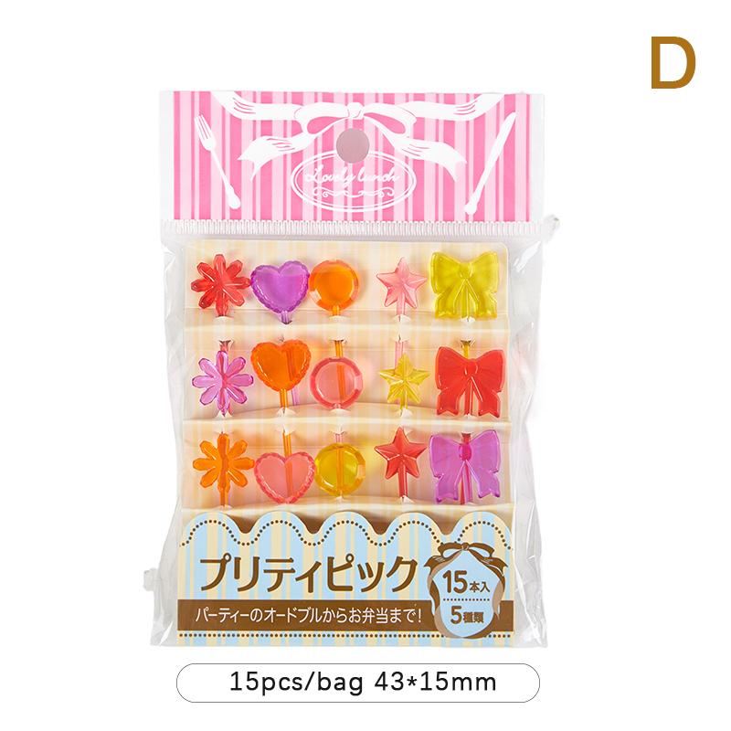 6-10pcs Mini Skewers Cute Cartoon Eyes Kawaii Lunch Bento Box Food Fruit Picks Fork Sticks Buffet Sandwich Toppers Party Decor