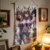 Tapestry Decorative Hot Uma Musume Anime Gaming Girl Tapestry Wall Art Hanging Dorm Background Cloth Banner Fans Gift Home Decor