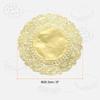 50/100/200pcs Lace Paper Doilies Round Disposable Decorative Paper Placemats Hollow Flower Absorbing Papers for Cakes Desserts