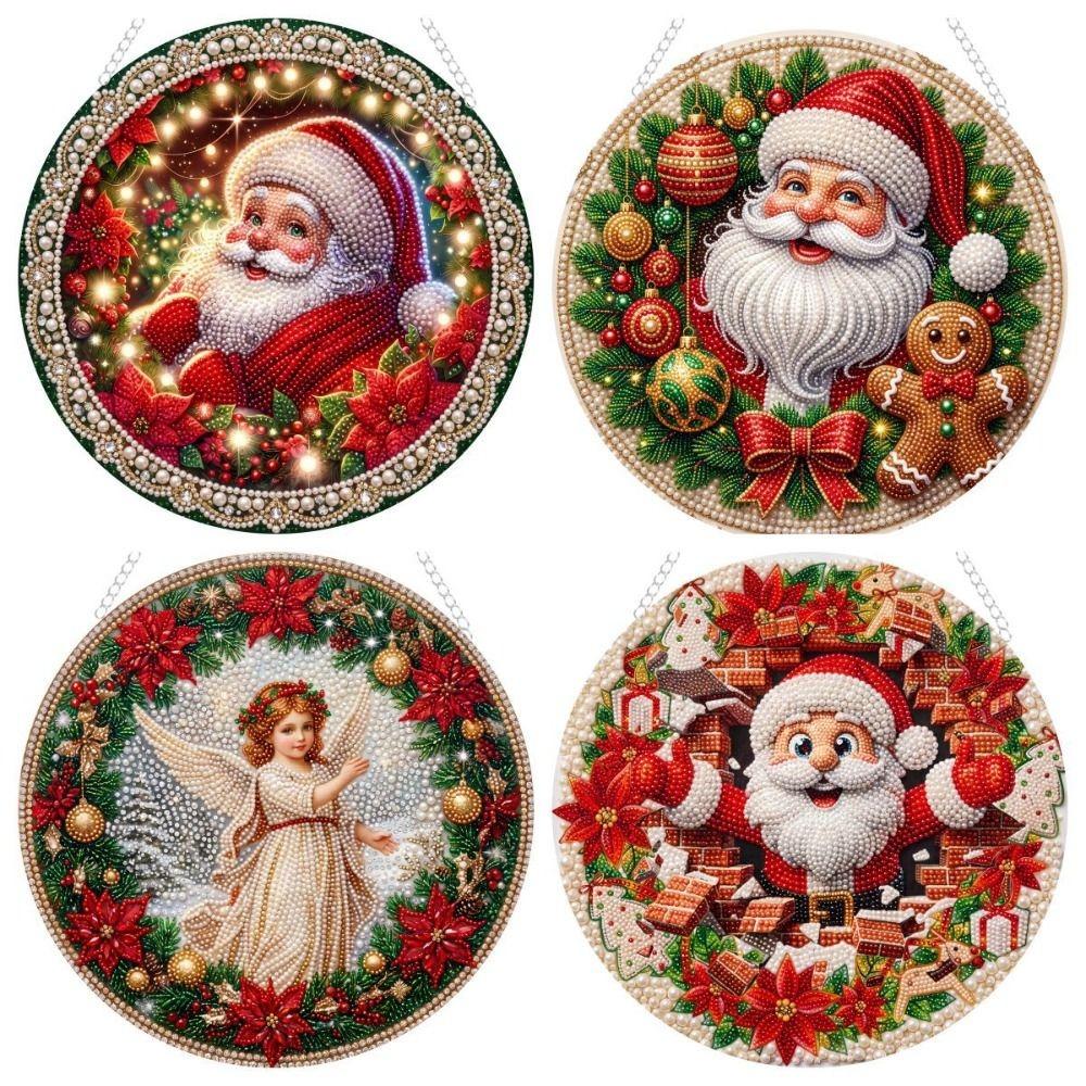 Acrylic Board Christmas Diamond Painting Set DIY Diamond Painting Craft Set  Holiday Gift