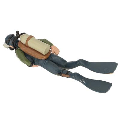 Floating Simulation Fish Tank Diver Ornament Swimming Posture Dark Blue Aquarium Floating Diver Exquisite Design