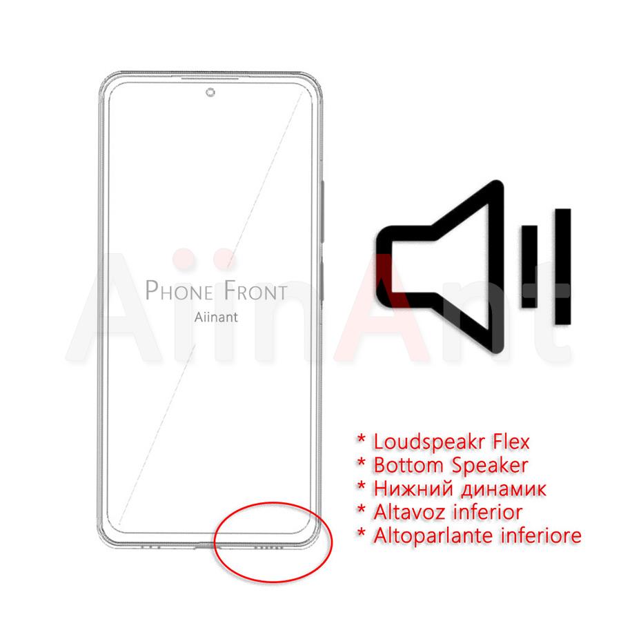 Aiinant Bottom Loudspeaker Sound Ringer Loud Speaker Flex Cable For Xiaomi Redmi Note 4 5 6 4X 5A 6A Pro Global
