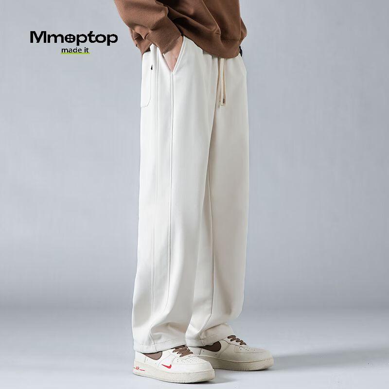 MMOPTOP Men's Loose Straight Leg Casual Pants CJ01