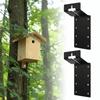 Sturdy 3 Inch T-Post Mounting Bracket Iron Sleek and Minimalist Design Vertical Mounting Bracket Convenient Support
