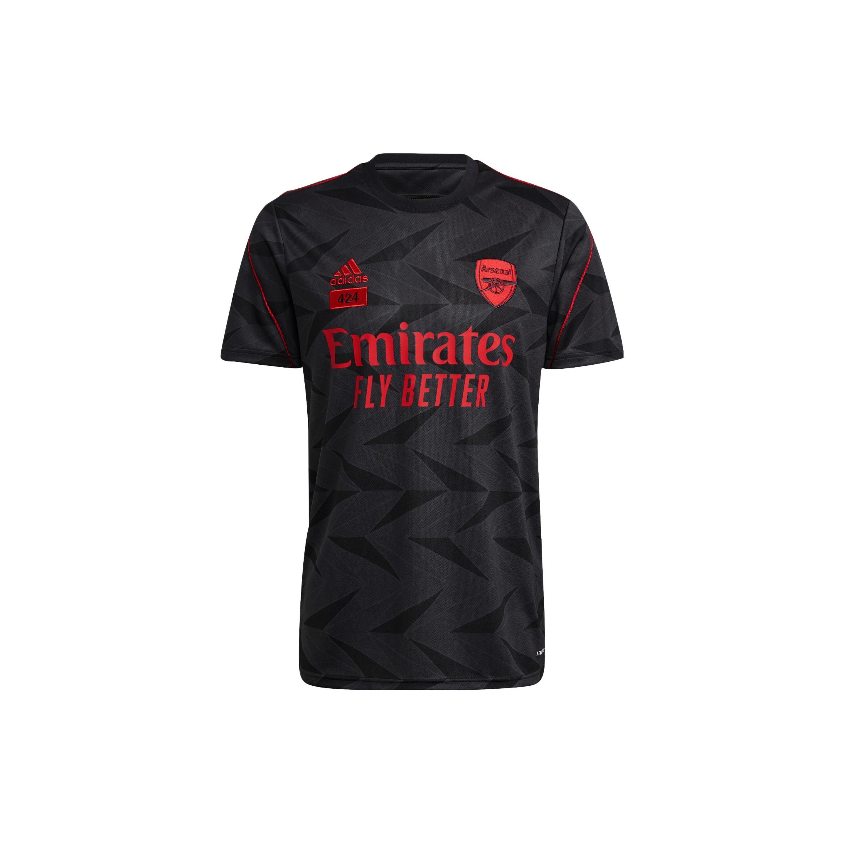 adidas x 424 x Arsenal F.C. Jersey Black Red Men s H31429 S